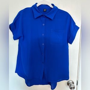 NWOT Blue Shirt